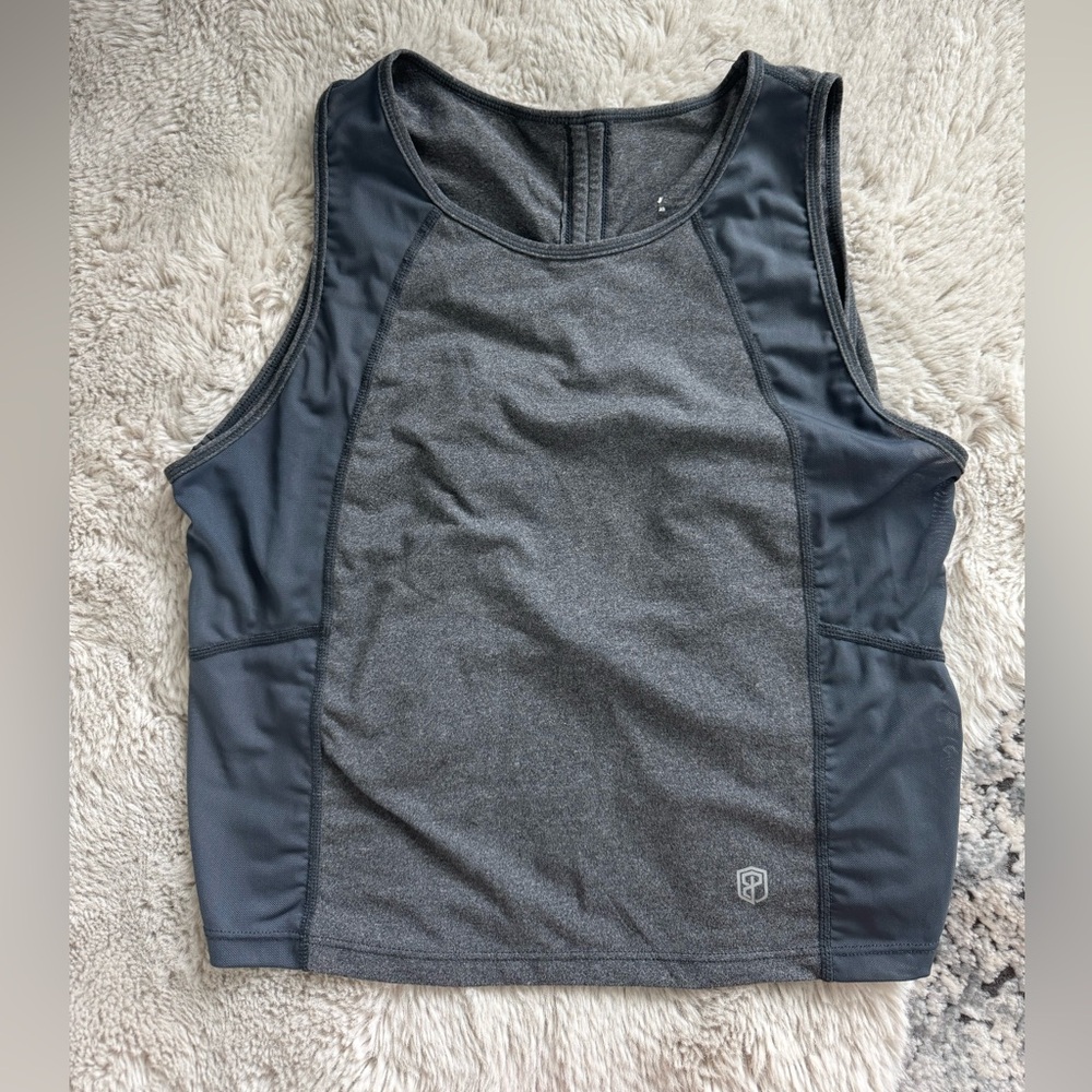 Born Primitive grey mesh crop top size S - Picture 1 of 5